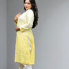 Lemon Yellow Chikankari Kurta