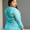 01UP022_101 Azure Elegance Lucknow Chikankari Kurta