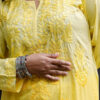 01UP024_104 Sunny Yellow Chikankari Kurta