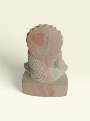 Handcrafted Natural Stone Sitting Buddha Sculpture