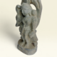 05OD011_2 Handcrafted Devadashi with Parrot Stone Idol