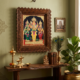 22K Gold Foil Murugan Family Tanjore Painting