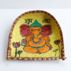Ganesha Puja Kula Tray – Traditional Bamboo Ritual Plate