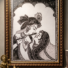 Handcrafted Radha Krishna Mandala Wall Art