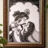 Handcrafted Radha Krishna Mandala Wall Art