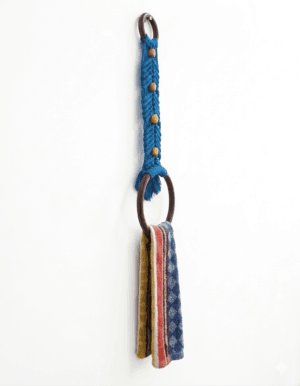 Macrame Beaded Towel Holder