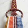 Handmade Brown Macramé Towel Holder