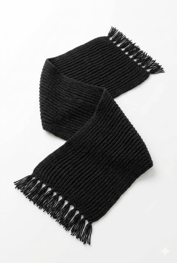 handmade woolen tassel scarf winter