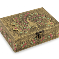 wooden meenakari utility box premium meenakari wooden box