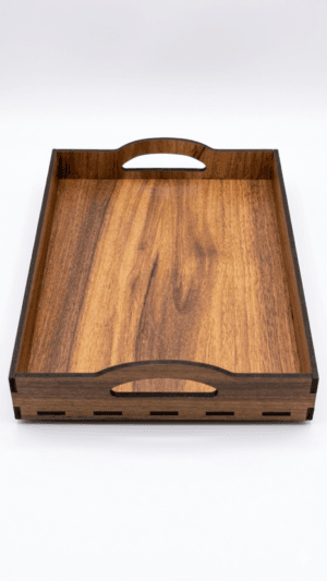 Wooden Serving Tray with Handles