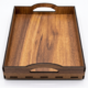Wooden Serving Tray with Handles