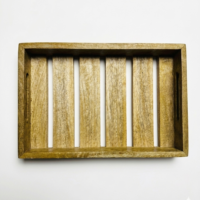 Premium Handcrafted Wooden Serving Tray Handcrafted wooden serving tray with handles for kitchen and home décor
