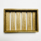 Handcrafted wooden serving tray with handles for kitchen and home décor