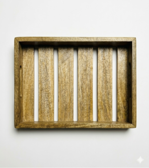Handcrafted Wooden Serving Tray for Kitchen & Home Décor