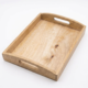 Handcrafted Wooden Breakfast Serving Tray with Handles