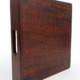 02GJ005_3 Handcrafted Wooden Serving Tray with Side Handles