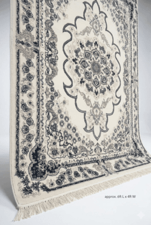 Ivory Persian Floral Area Rug
