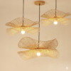 Aurora Handwoven Cane Pendant Lamp for Elegant Home Décor
