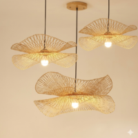 Aurora Handwoven Cane Pendant Lamp for Elegant Home Décor