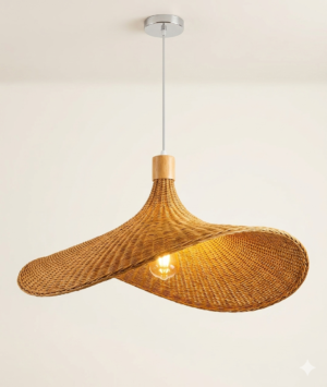 Artisan Twist Cane Pendant Light Artisan twist cane pendant light handcrafted woven hanging ceiling lamp