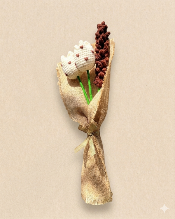 1777816427095 Handmade Crochet Tulip Flower Bouquet