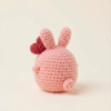 Blush Bunny Crochet Plush Charm