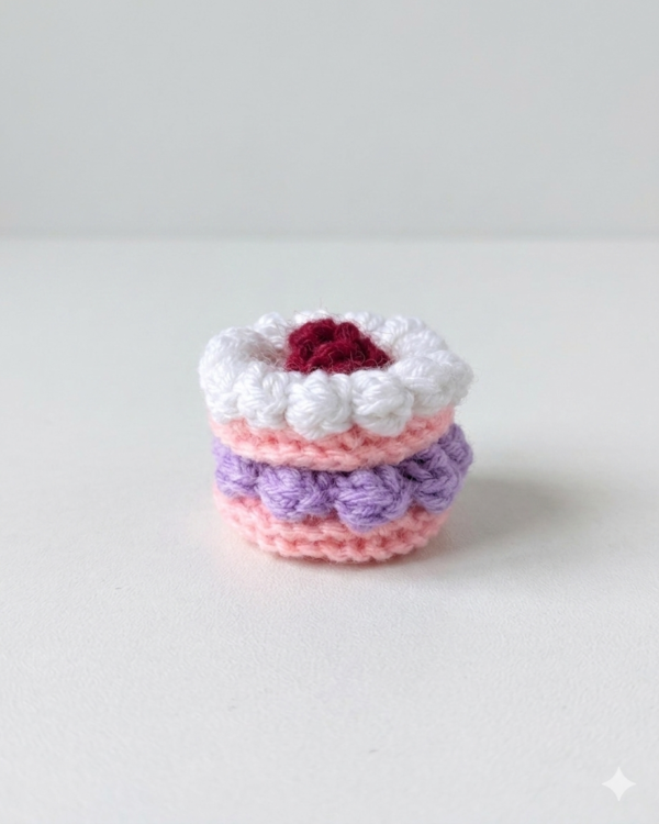 1777820268672 Berry Bliss Crochet Cake Charm