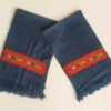 1777962391321 Midnight Blue Handwoven Cotton Ethnic Scarf