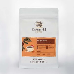 DreamHill Arabica Single Origin Coffee DreamHill 100% Arabica single origin coffee packaging