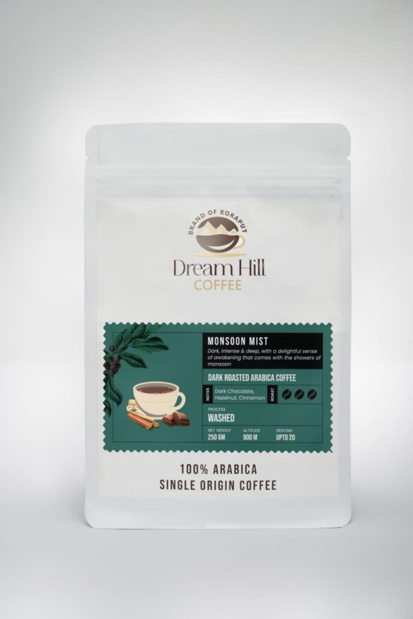 Dream Hill Monsoon Mist Single Origin Arabica Coffee Pack