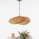 image_25c961cc Infinity Twist Cane Pendant Lamp – Handwoven Modern Hanging Light