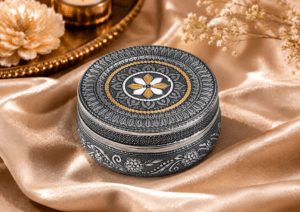 Meenakari Stainless Steel Utility Box
