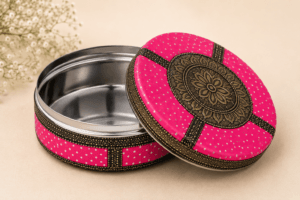 Pink Meenakari Utility Box