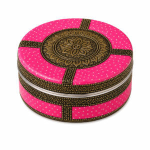 Pink Meenakari Utility Box