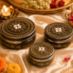 Black Floral Meenakari Storage Box