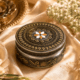 Black Floral Meenakari Storage Box