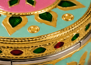Mint Floral Meenakari Utility Box