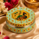 Mint Peacock Meenakari Utility Box