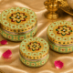 Mint Mandala Meenakari Utility Box