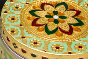 Mint Mandala Meenakari Utility Box