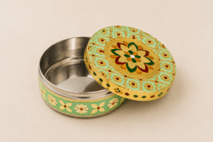Mint Mandala Meenakari Utility Box