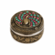 01GJ015_9 Peacock Meenakari Trinket Box