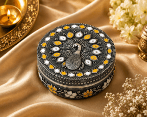 Black Swan Meenakari Utility Box
