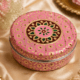 01GJ024_1 Pink Mandala Meenakari Utility Box