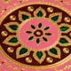 01GJ024_2 Pink Mandala Meenakari Utility Box