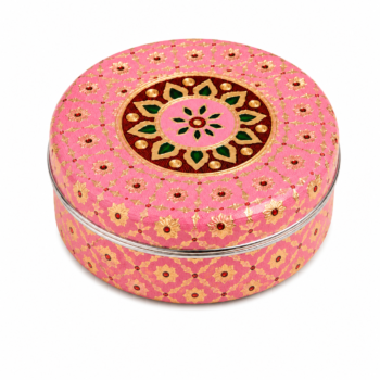 Pink Mandala Meenakari Utility Box