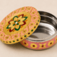 Pink Floral Meenakari Storage Box