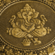 Golden Ganesha Meenakari Utility Box