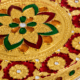 Golden Floral Meenakari Utility Box