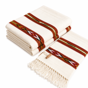 01HP002_9 Tribal Pattern Woolen Scarf